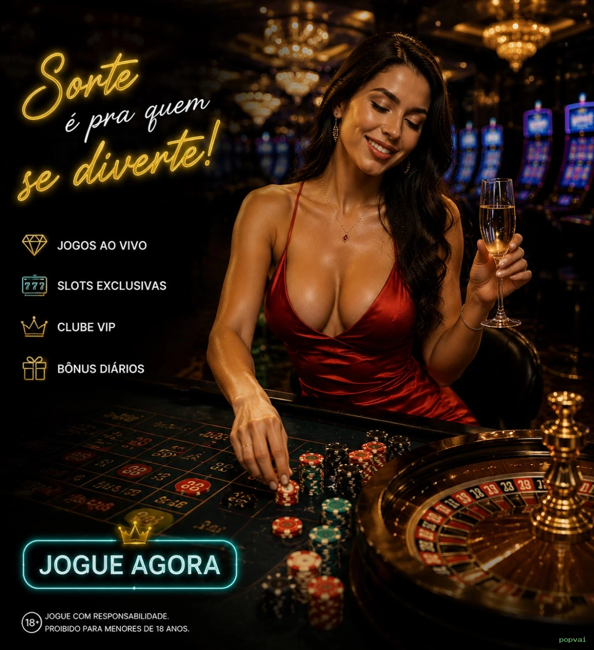 Login rápido no app popvai